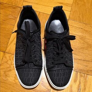 Christian Louboutin Adolon Junior Black and White Men's Sneakers
